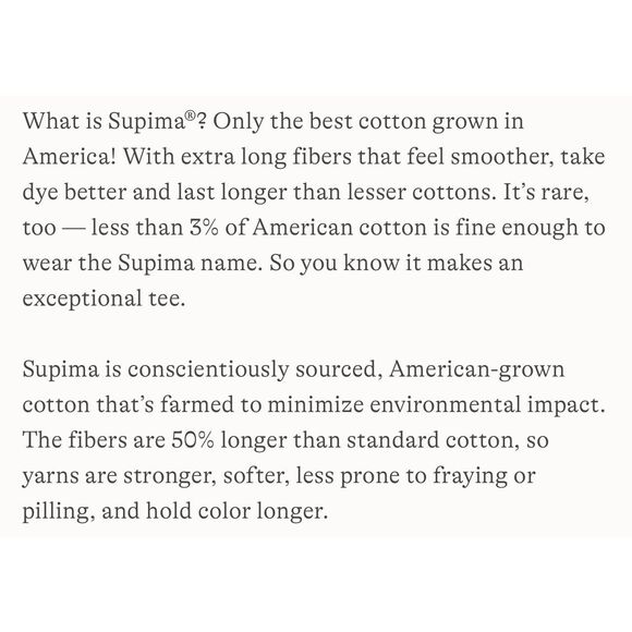 Lands' End NWT Relaxed Supima Cotton V-Neck Short Sleeve T-Shirt Brown Sz Medium - Picture 6 of 8